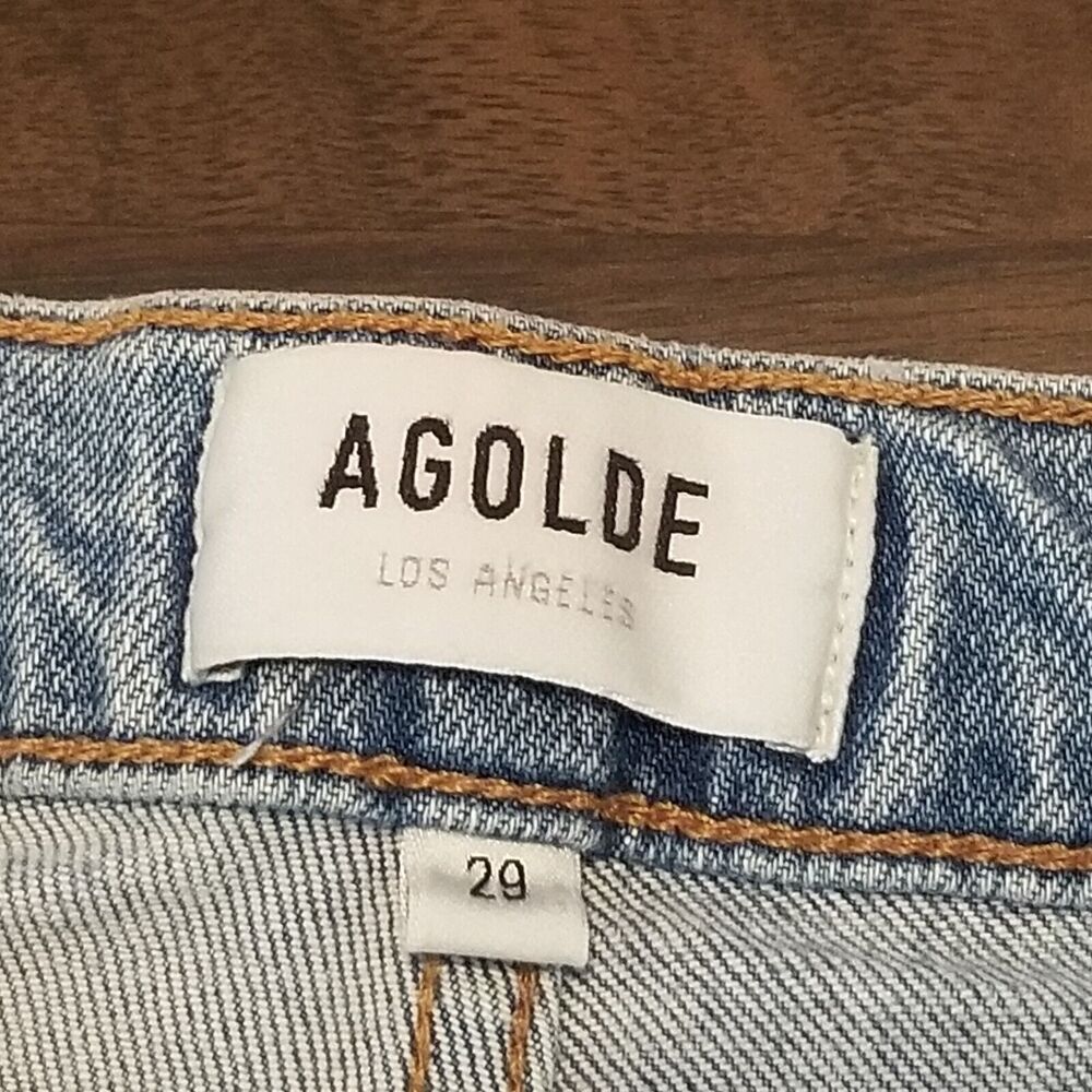 Agolde Light Blue Ankle & Cropped Jeans - Picture 5 of 6